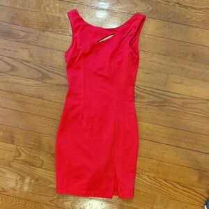 Pitaya Vibrant Red Mini Dress